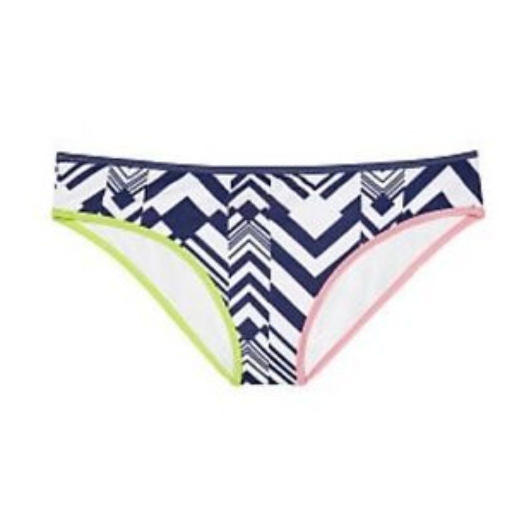 Victoria's Secret ~ The Classic Hipster navy white print bottom